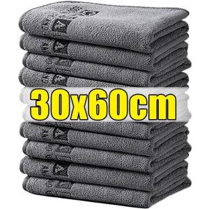 1-10 chiếc khăn rửa xe microfiber tự động làm sạch sấy viền khăn chăm sóc xe hấp thụ nước cao khăn giặt xe 2026