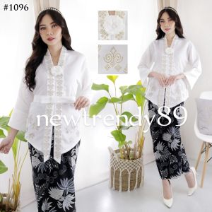Terbaru Atasan Kebaya Encim Modern Dengan Aplikasi Mote2