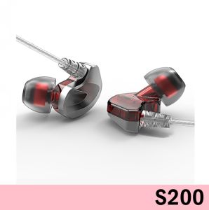 S200 Super Bass Wired Gaming In-Ear Earphones 6D Stereo Headset with Microphone