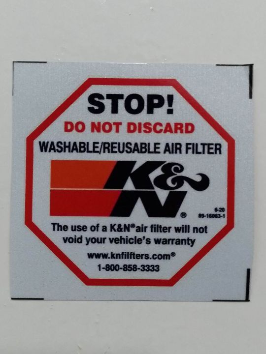 KNN air filter sticker | Lazada PH