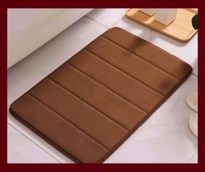 พรมเช็ดเท้ากันลื่น พื้นผิวสัมผัสนุ่มลื่น ดูดซับน้ำได้ดี แห้งเร็ว พรมเช็ดเท้าห้องนอน พรมเช็ดเท้าห้องครัว พรมเช็ดเท้าห้องนั่งเล่น