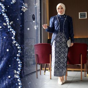 Setelan Kebaya Payet Kaleo Rok Lilit Kebaya Pesta