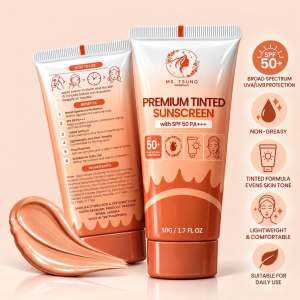 Ms. Tsung Premium Tinted Sunscreen with SPF 50 PA +++ 50G
