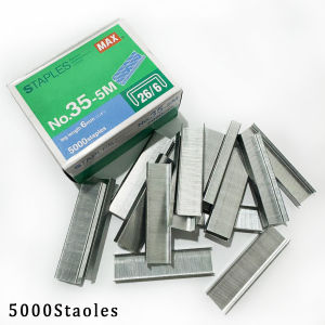 5000pcs/1box Staple Wire No.35-5m Leg length 6mm(1/4”) Office School Supplies Fine Wire Staples HEIM
