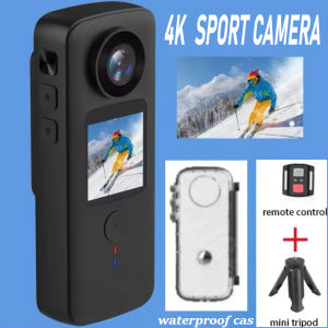 4K WiFi Anti-shake Sport Camera Dual Screen 30m Waterproof Touch Screen Action Camera for Travel Video Recorder Diving Bodycam