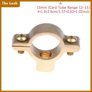 [The Gesh] Fit 15 22 28 35 40mm OD Tube Brass M10 Pipe Clamp Bracket Support Hanger Fixed
