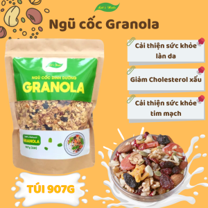 Ngũ cốc Granola siêu hạt Lets Nuts túi 907g thực phẩm dành cho người ăng kiêng với hương vị thơm ngon giòn và bổ dưỡng
