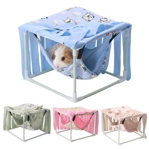 PAZNUL Pet Cage Accessories Ferret Hamster Hammock Soft Breathable Small Animals Sleeping Bed Durable Cute Printed Pet Sleeping Bed for Small Animals