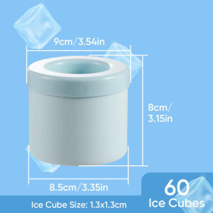 60 Grids Round Silicone Ice Cube Molder Household DIY Refrigerator Freeze Squeeze Ice Molder Cup
