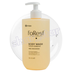 Green Finger Forest Fresh Verbena Hypoallergenic Body Wash 500ml Moisturizing Gentle Shower Gel