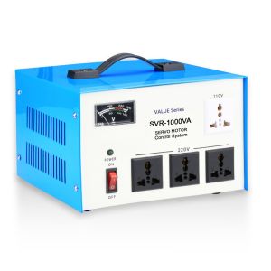 SVR-1000VA Automatic Voltage Regulator Servo Type 500VA AVR For Refrigerator With Power Delay
