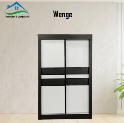 SIAP PASANG: 4ft x 6ft sliding door wardrobe