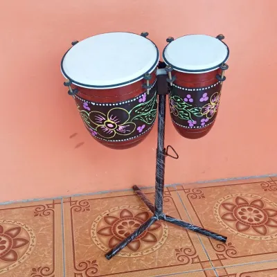 ketipung dangdut bahan kayu + bonus stand( bisa cod )