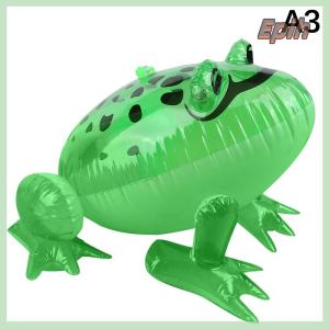 [Epih] Glowing Inflatable Green Bouncing Frog Toad Ballon Jungle Animal Toy Funny Kids Party Gift Birthday Wedding Decoration