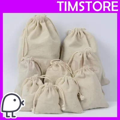 (STO53) Pouch Bag Drawstring Bag Burlap Bag Linen Jewelry Bag Storage Gift Bag Laundry Bag Cloth Bag Perfume Bag
