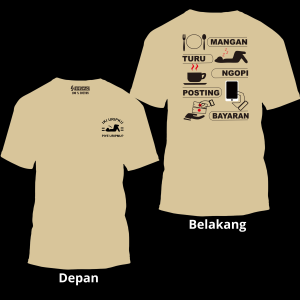 T-Shirt mangan turu kain katun combet kaos kata kata kaos viral kaos pria distro kaos terbaru