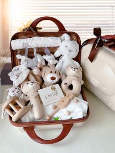 HamperOne| 0-3 Years old Baby Suitcase Hamper Gift Package Baby Newborn Full month 100 days Presents Kids Birthday Gifts