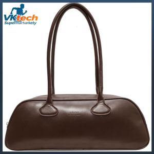 ผู้หญิงเรียบง่ายถุงใต้วงแขนขนาดใหญ่ PU หนังวินเทจใส่รักแร้ถุงสีทึบถุงกระบอกสูบที่มีสไตล์ถุงเก๋ไก๋