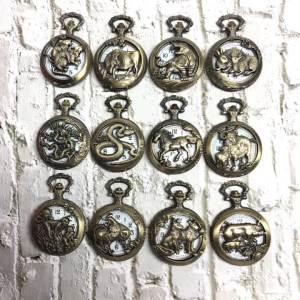 นาฬิกาพกสไตล์วินเทจ สีบรอนซ์โบราณ โรมัน เรียบง่าย คลาสสิก ระลึก ความทรงจำ นาฬิกาแขวนแบบเก่า ขายดี นาฬิกาควอตซ์สายเหล็ก