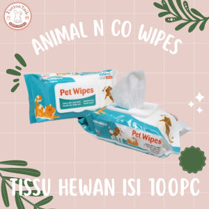 Animal&Co Pet Soft Wipes / Pet Wet Tissue 100pcs - Tisu Basah Hewan