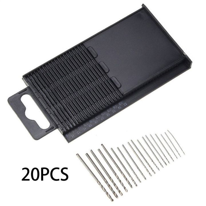 Mini Speed Bit 20PCS Mini Drill Bit Set 20PCS High Speed Steel Twist Micro Drill Small ...