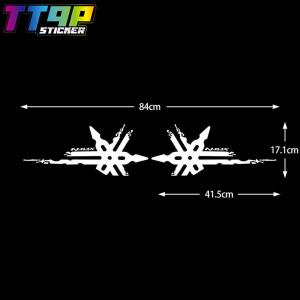 2 PCS For Yamaha NMAX 155 Standard TechMAX Premium NMAX155 Motorcycle Accessories Stickers Logo Emblem Vinyl Reflective Decorative Body Decals