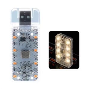 MIIQNUS Mini Size LED Car Touch Light Touch Sensor ic Mount Car Atmosphere Lamp Decorative Dimmable Light Ambient Mood Lamp Car Trunk