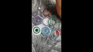 Multi Size Circular Earrings Epoxy Resin Mold Geometric Eardrops Dangler Silicone Mould DIY Crafts Pendant Molds