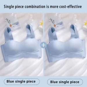 2pcs Sports Seamless Underwear Womens Small Breasts Push Up Thin Style Summer Girls Big Bra