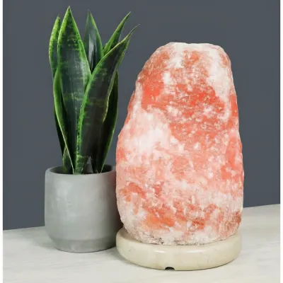 Natural Himalayan Crystal Salt Lamp with Rock Base - 2 3 4 kg - Night Light Attract Decor - Indoor Lighting