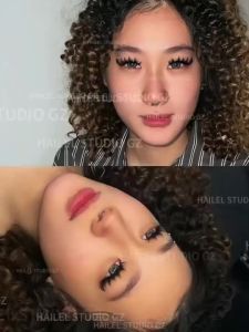 Groinneya Lông Mi Giả Lông Mi Lông Tơ Mềm Mại Tự Nhiên Giả Chồn Wispy Chồn Mi Dày Lash Tự Nhiên Nối Dài Trang Điểm