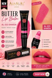 ALHALAL BUTTER LIP BALM AL-323 SHARZIA/ 100% VEGAN CRUELTY FREE