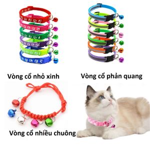 Vòng cổ chó mèo nhỏ (nhiều loại) Orgo vòng cổ thú cưng