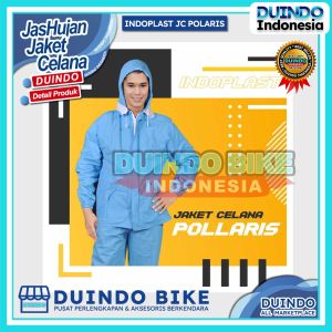 Duindo | Jas Hujan Indoplast Pollaris Pria Wanita Jaket Celana Polaris