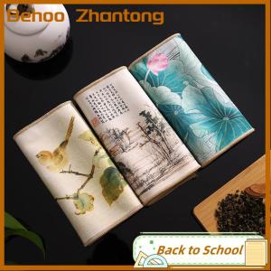 Behoo Chinese Professional Rag Painted Thick Tea Towel Super Absorbent Tea Cleaning