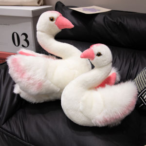 25cm Kawaii Swan Plush Toy Soft Stuffed Cute Animal Flamingo with Wings Lovely Dolls For Lovers Gifts