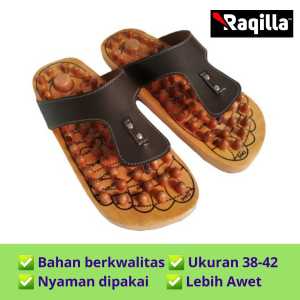 Sandal Rematik Refleksi sandal kesehatan refleksi akupuntur sandal refleksi sandal jepit kayu