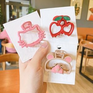 Gấp Tóc Kim Loại Xi Nhám Hoạt Hình