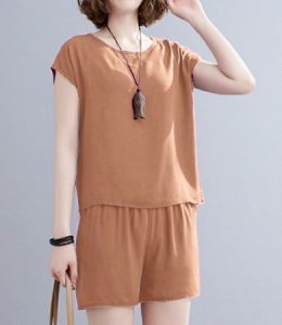 ONE SET LENGAN PENDEK BAHAN HALUS MODEL NYAMAN SAAT DIKENAKAN