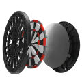 FIRMCROSS Soft Tip Dart Board - ULTRA SCORE SOFT DARTBOARD With SURROUND RED (PAPAN DART). 