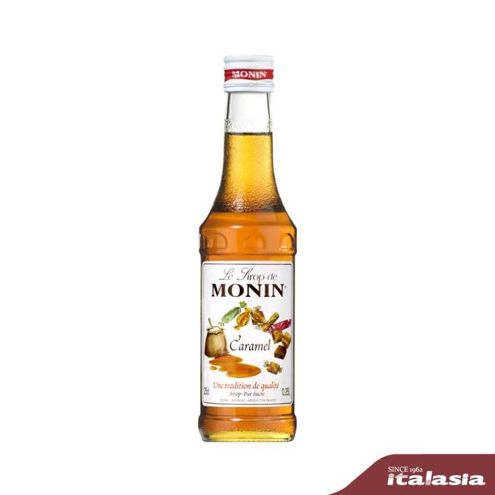 MONIN Caramel Syrup 250 ML. โมนิน คาราเมล ไซรัป 250 มล. Lazada.co.th