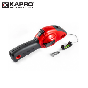 KAPRO 214 Ergonomic Sure Grip Layout and Marking Chalk Line with Retractable Line Level 100 Line