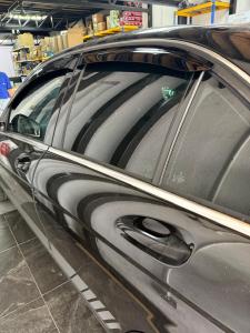 Mercedes Benz C-Class W204 Injection Window Door Visor Black