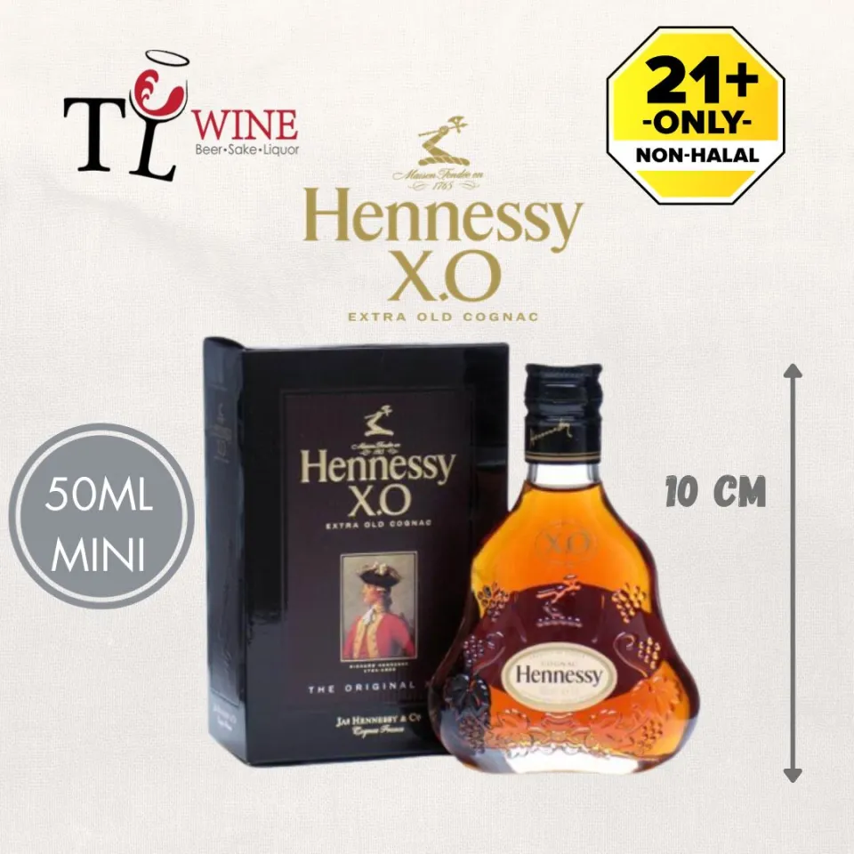 TL WINE Hennessy XO Cognac Miniature 5cl 50ml mini Alc: 40% ✓Duty