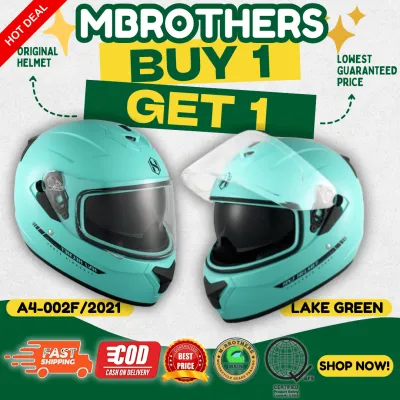 BUY 1 TAKE 1 (HNJ A4-002F / 2021) FULL FACE DUAL VISOR COUPLE HELMET