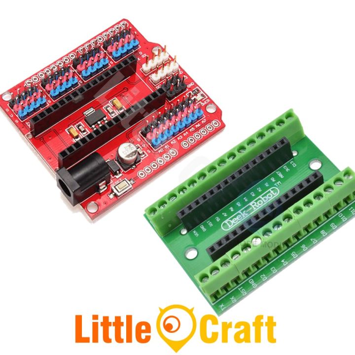 Arduino Nano I/O Shield Expansion Terminal Board IO Expansion Shield ...