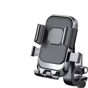 Motorcycle & Electric Bicycle Mobile Phone Holder Anti-Shake Shock Absorption Plastic/Resin One-Handed Riding Support