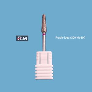 Nail Emery Conical Flat Top Grinding Head Diamond Straight Cone Flat Head Manicure Steel Grit Nail Polisher Pretreatment Pushing The Dead Skin And Engraving The Nail Polishing Head