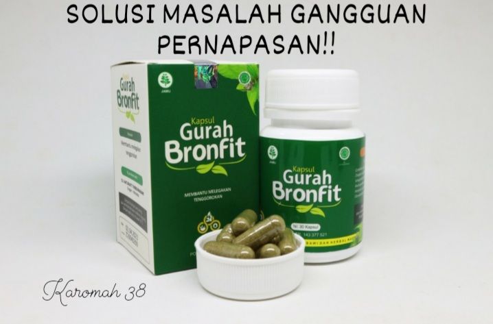 Kapsul Gurah Naturafit BRONFIT 50Kapsul Obat Herbal Pernapasan Flu dan ...