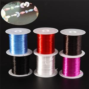 【ZP】Cute Strong Stretchy Elastic Beading Thread Cord Bracelet String For Jewelry DIY 1MM
